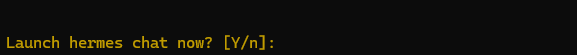 打开 Hermes Agent